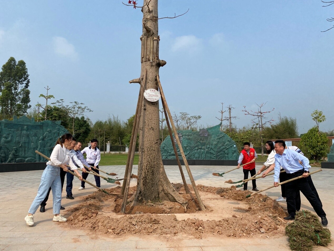  傳承紅色基因——開平市退役軍人事務(wù)局組織“踐行初心使命”植樹活動(dòng)_3